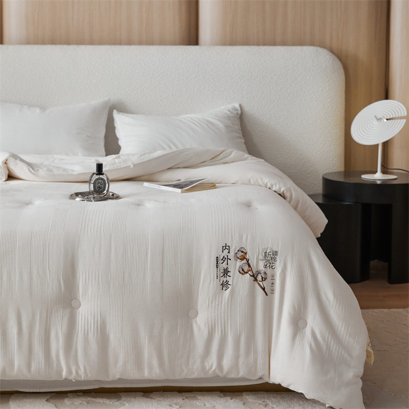 全棉A类新疆棉花冬被加厚保暖纯棉提花春秋被被芯学生宿舍四季棉,床上用品,棉花被,淘宝优惠券,粉丝福利购,淘宝优惠卷