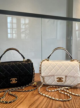 轻奢品牌真皮女包小香风经典手提包新款菱格链条时尚百搭肩斜挎包