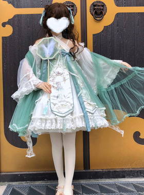 现货 师篇章lolita中华风lo裙优雅洛丽塔裙大全套jsk连衣裙