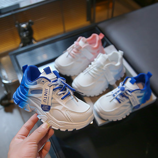 Girls Chunky Boys Kids Casual Sneakers Running Shoes Mesh