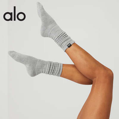 aloyoga秋冬棉袜长筒袜子