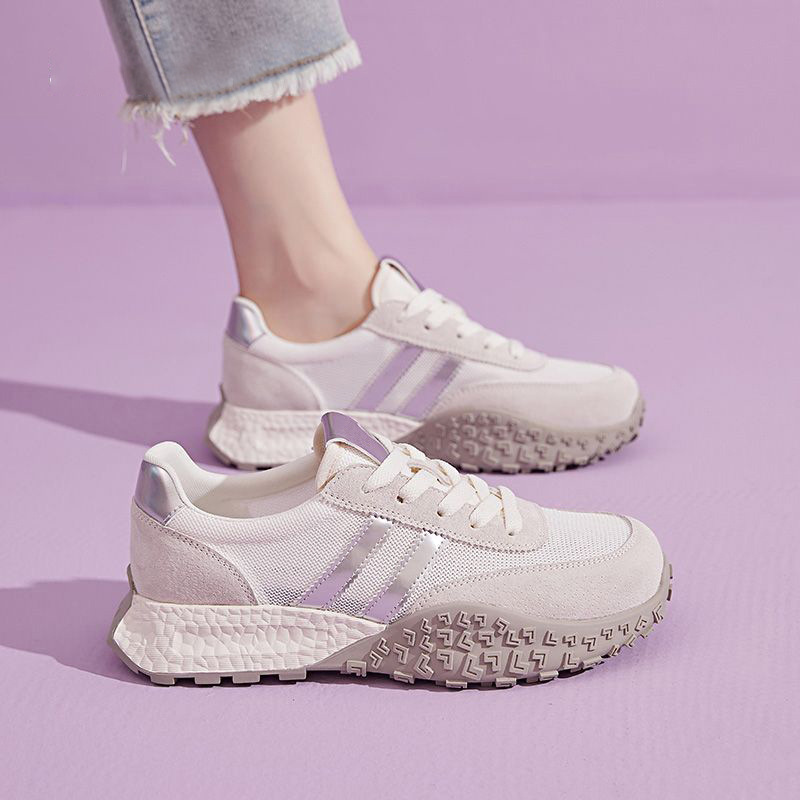 休闲女鞋网面透气阿甘鞋