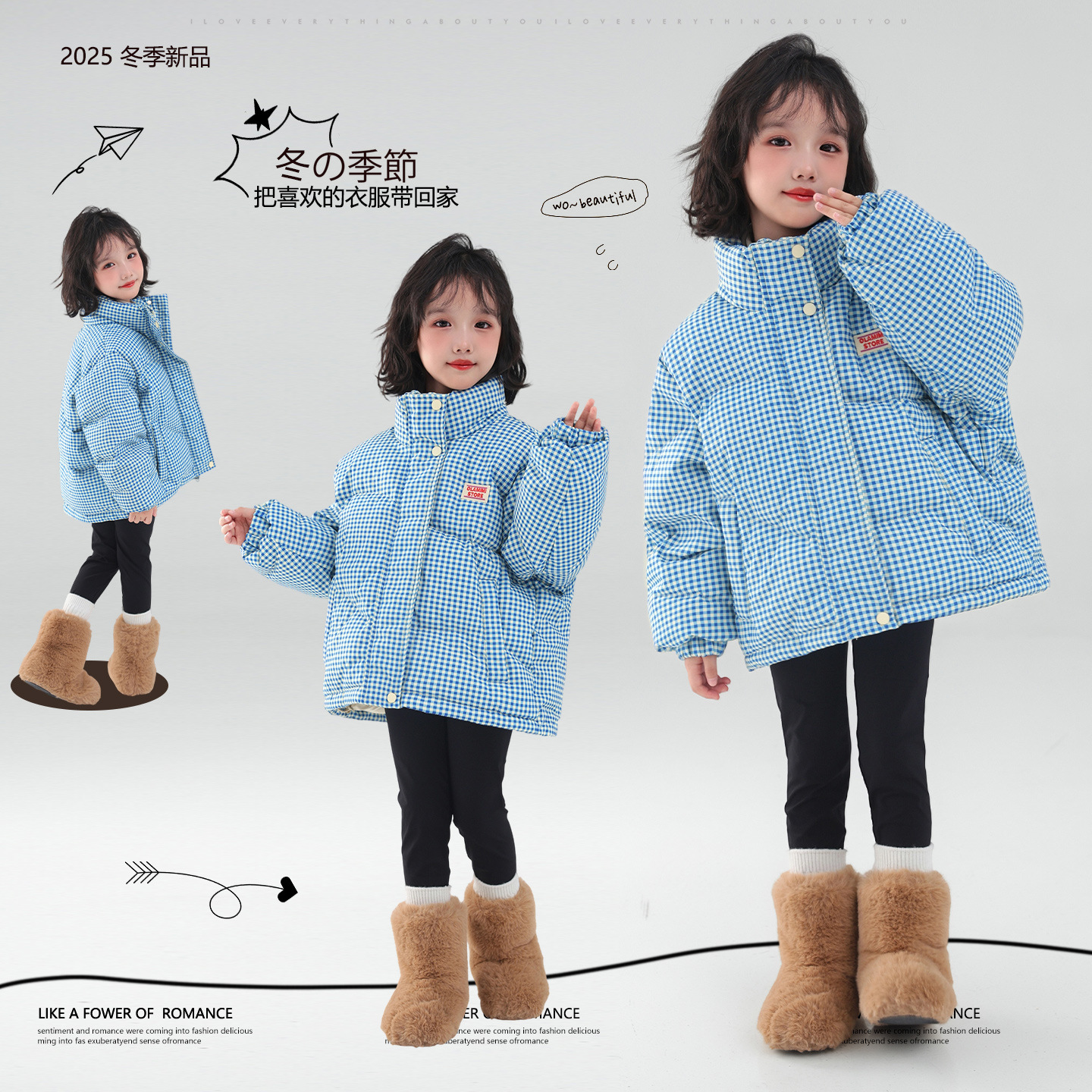 韩版加厚棉服SNOIPSTAR女冬季