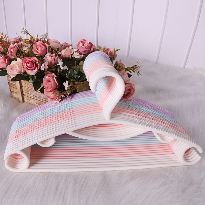 38cm 家用衣架塑料晾衣架服装店成人塑料衣服架防滑无痕衣挂衣撑
