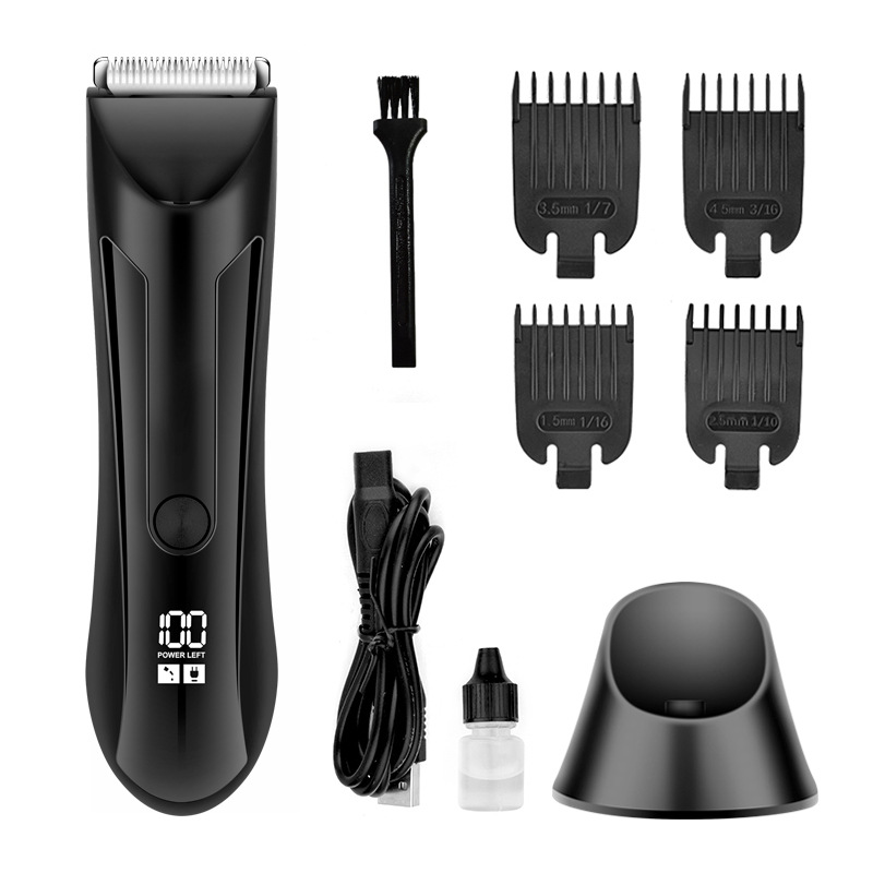 Men's electric private area trimmer，hair scraper私密剃毛器