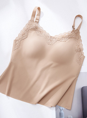 千品nai美厂货直销剪吊牌~捡漏！背心免穿文胸一体式内衣女D8027