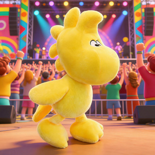 可爱胡士托毛绒玩具玩偶史努比好朋友黄鸟糊涂塔克公仔布娃娃礼物