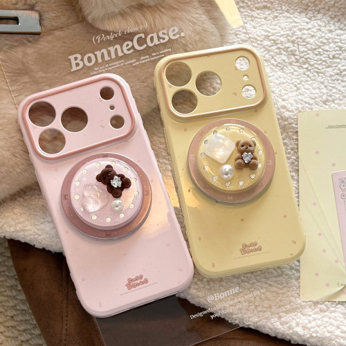 钻石小熊硅胶软苹果iPhone磁吸