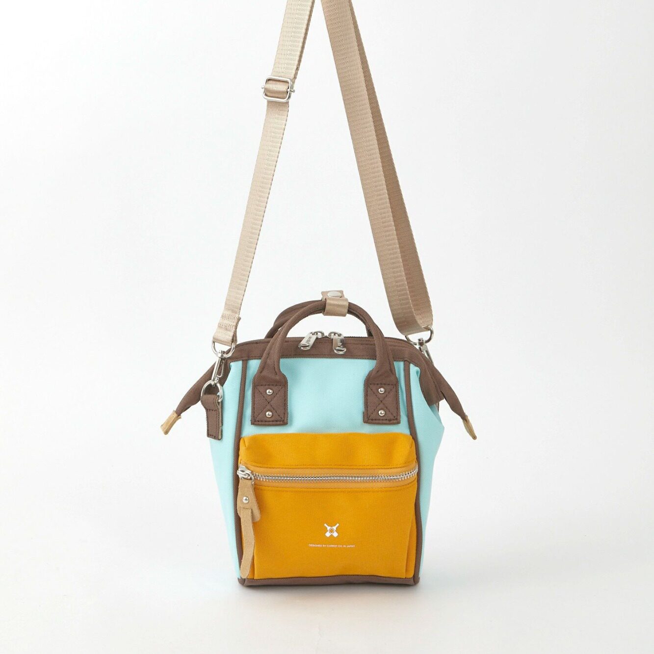 日本乐天斜挎包肩包迷你背包INS女包牛津布口金包mini bags