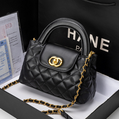 大牌小香风菱格链条手提新款女包时尚百搭肩包小众经典斜挎包