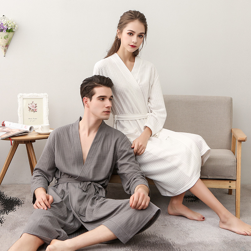 Bath Robe Men Women Summer Robes Dressing Gown男女薄款睡浴袍
