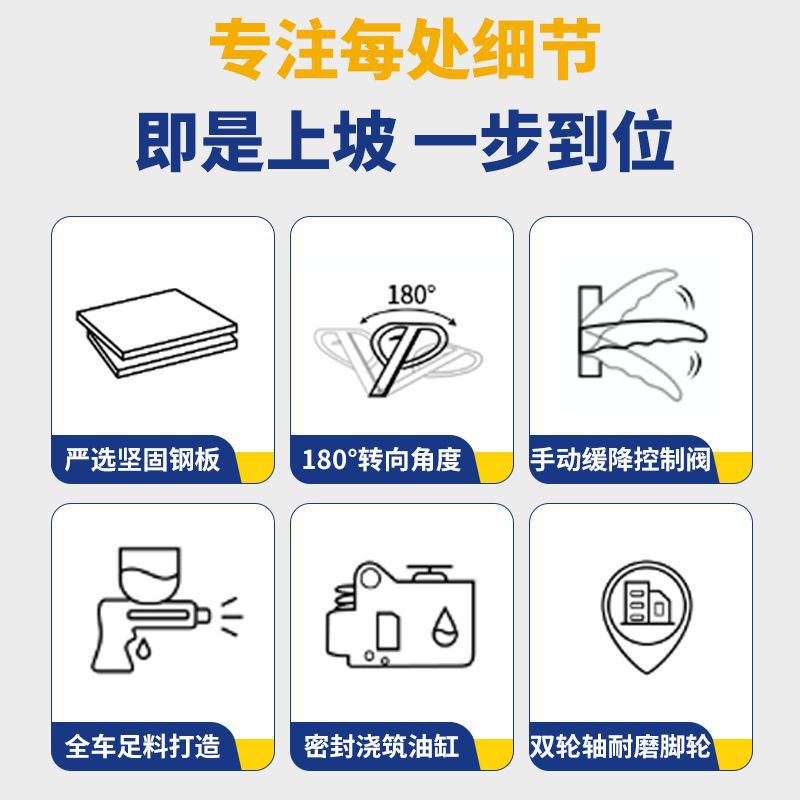 直销地牛手动叉车液压车搬运车2吨3吨装卸升降小型手拉叉车手动拖