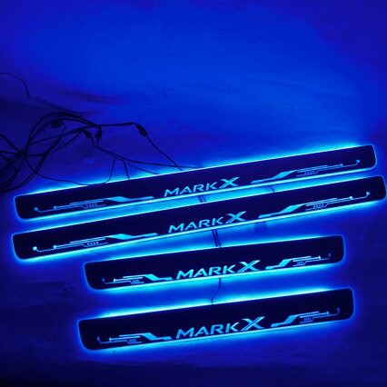 丰田锐志 Mark X专用门槛条 带LED流光动态车门迎宾踏板改装