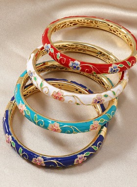 北京景泰蓝珐琅复古女