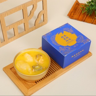 固力源即食鲍鱼花胶炖鸡国潮风礼品鲜炖鱼胶工厂礼盒海鲜大连
