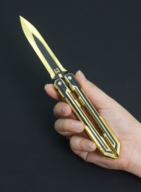 无畏契约2025蝴蝶刀精工版瓦罗兰特周边金属折叠玩具模型摆件