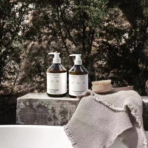 白花木调香孤木深林美容院SPA洗发水健身房会所沐浴露润肤乳500ml