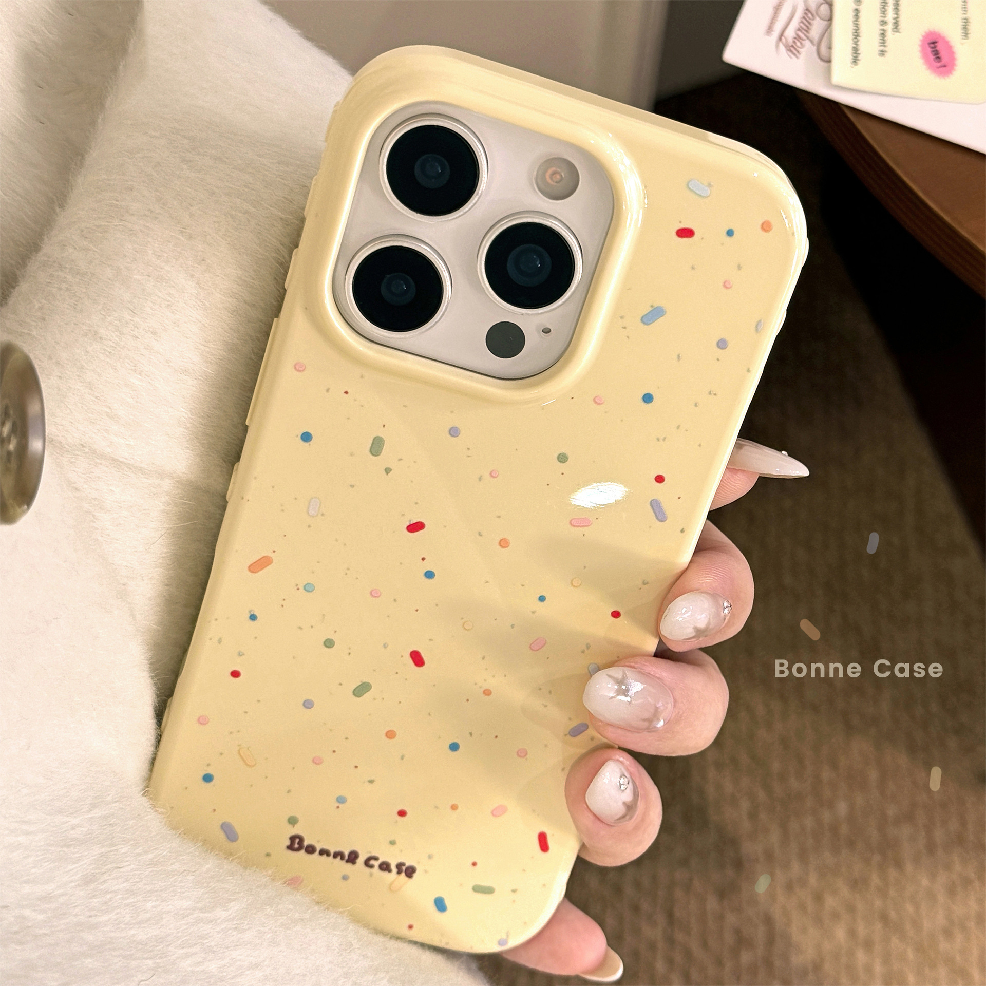 糖果小波点硅胶软苹果iPhone少女