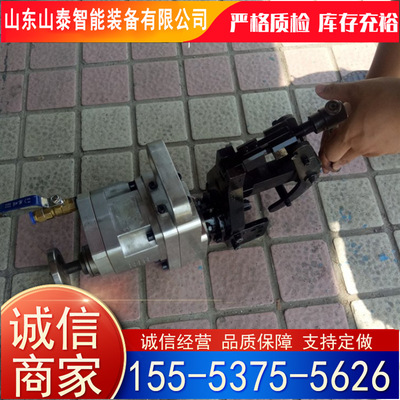 矿用气动钢轨钻孔机 XQZ-32井下钢轨打眼机 轨道钻挤孔机
