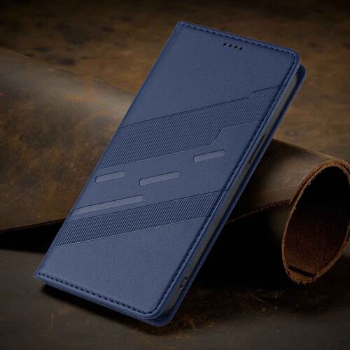 适用谷歌11ProXL手机壳5A全包皮套Pixel10磁吸翻盖7A保护套9Pro线条压纹皮壳8A 6A 4A钱包插卡手机套