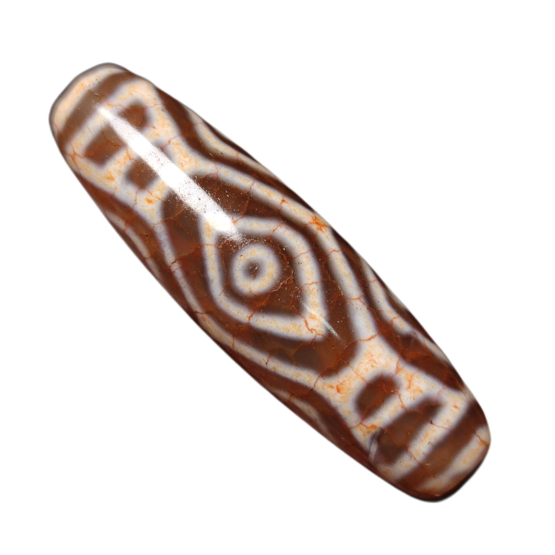 琥珀色龙眼天珠珠龙纹血丝老玛瑙天珠龙鳞凤血天珠项链天珠吊坠