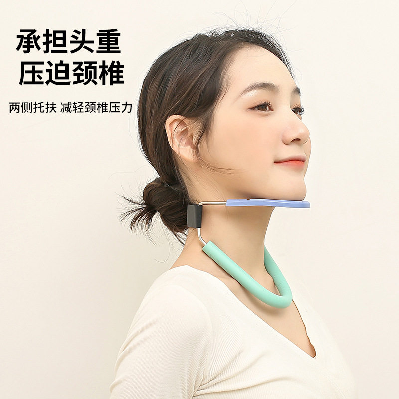 新款可调式颈托防低头肩颈脖子前倾颈椎矫正护颈固定支撑架牵引器