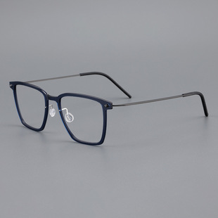 林德伯格刘昊然同款纯钛眼镜框眼镜架女近视眼镜无螺丝尼龙镜框