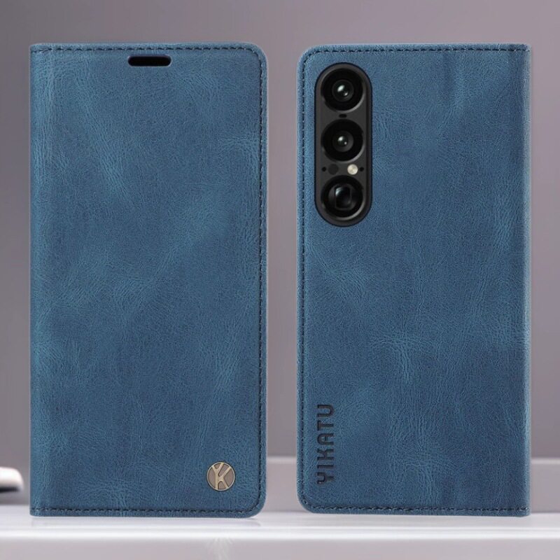 适用Xperia 1 VII肤感手机壳10V钱夹插卡皮套Xperia10 VII全包防摔壳索尼5III翻盖磁吸保护套