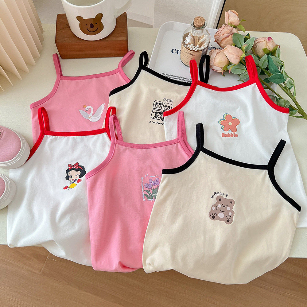 2024夏季新款女童可爱吊带背心潮
