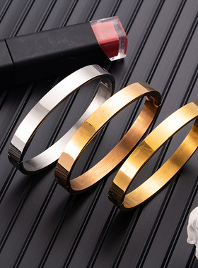 开口饰品手镯欧美卡扣手环