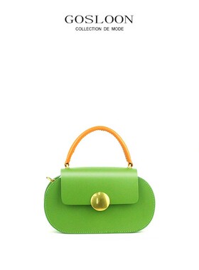 派对包包女斜挎时尚法式小包头层厚牛皮手工缝制肩挎包手提时尚包