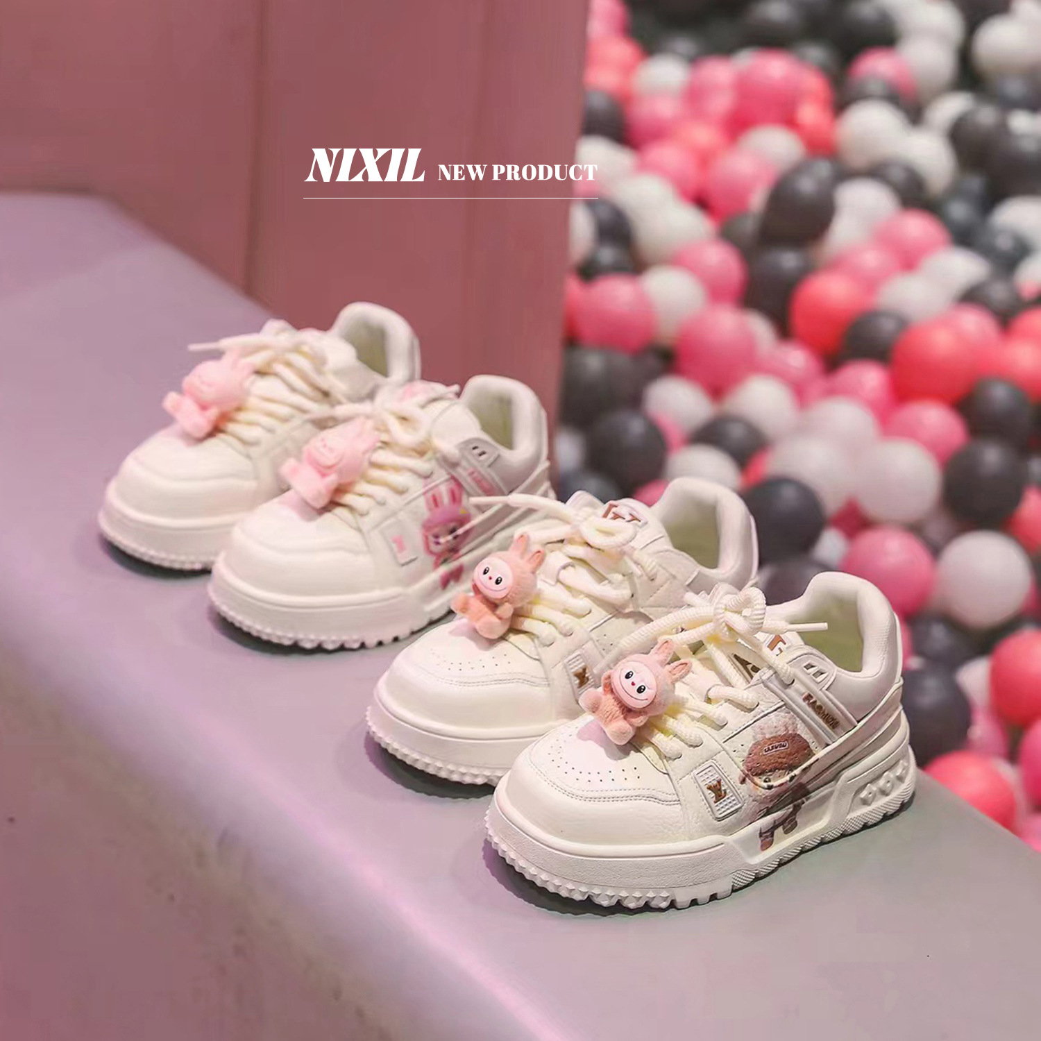 可爱小胖丁女童板鞋nixiL2025秋