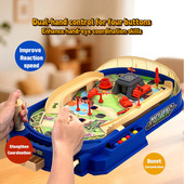 爆款 儿童双人对战弹珠游戏机亲子互动桌游益智思维玩具孩打珠台