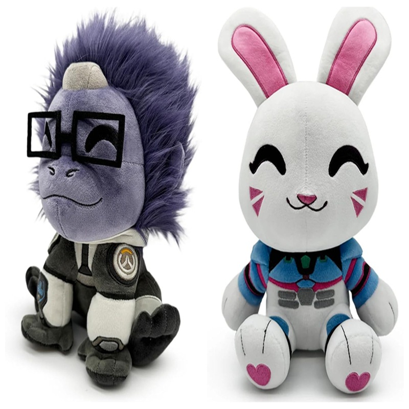 跨境新品Overwatch Winston 温斯顿毛绒创意公仔玩具周边儿童娃娃