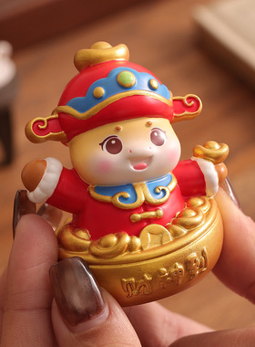 新年伴手礼马上发财小摆件