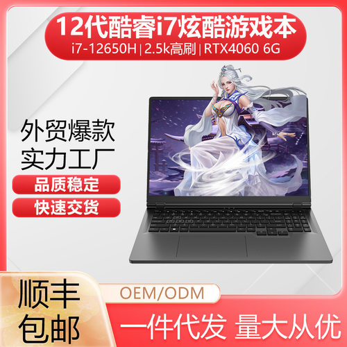 游戏本电竞电脑学生游戏酷睿i7 RTX3060 RTX4060 独显gaming lapt