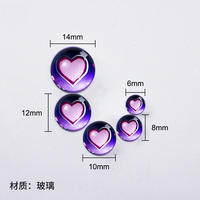 Glass three-dimensional glittering crystal eyes, dreamy eyes, plush diy toy accessories, eyeballs, animal simulation eyes thumbnail 6