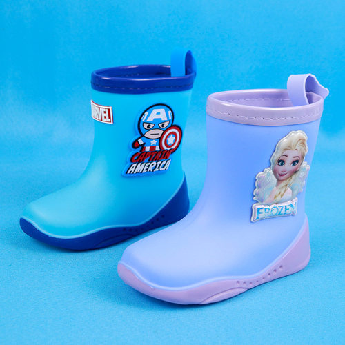 Kids Rain Shoes Frozen Elsa Boots Tollder Rainshoes Disney
