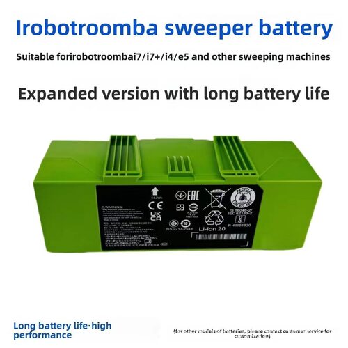 适用iRobot Roomba e和i系列i7+i7 7150 7550 i7550 扫地机锂电池