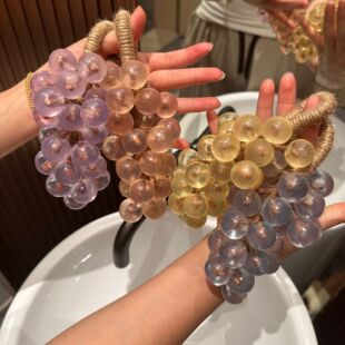 爆款葡萄香皂洁面沐浴滋润保湿精油手工皂冰晶透明水晶葡萄串香皂