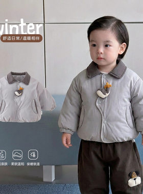 羽绒服儿童2026冬季新款90白鸭绒童保暖外套洋气冬装