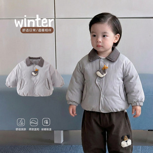 羽绒服儿童2026冬季新款90白鸭绒童保暖外套洋气冬装