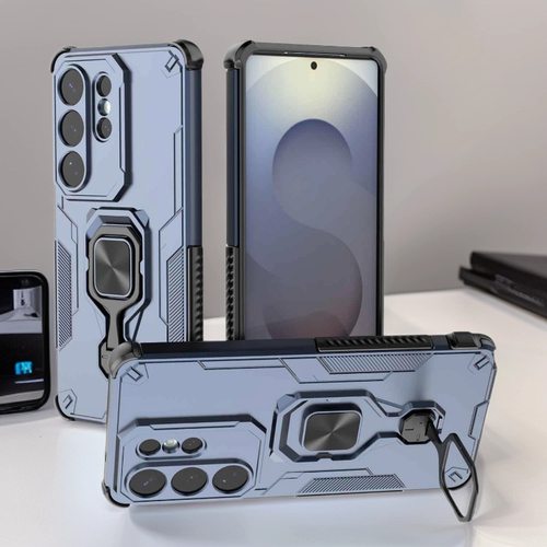 适用三星S26 Ultra铠甲二合一手机壳S25edge旋转支架保护套A36 M56 A17精孔F06防摔S25 Plus全包后壳