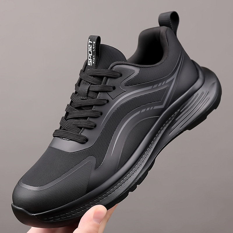 冬季奥伦新款运动风休闲皮鞋士青年百搭轻底乐福潮鞋登山鞋男鞋