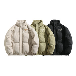麂皮绒棉服冬季新款复古加厚情侣潮流保暖棉衣外套L5141-P85控138图片