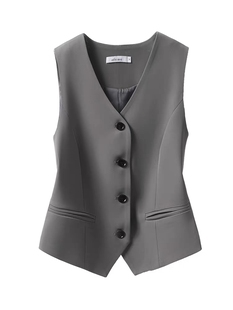 西装马甲女款背心2026春装新款上衣修身无袖坎肩短款气质叠穿马夹