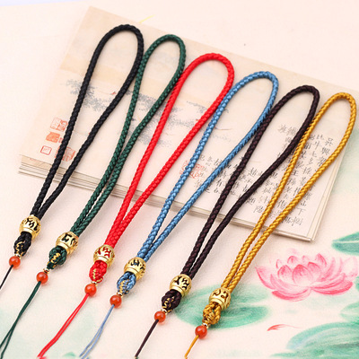 手工编织高档翡翠蜜蜡车挂手把绳