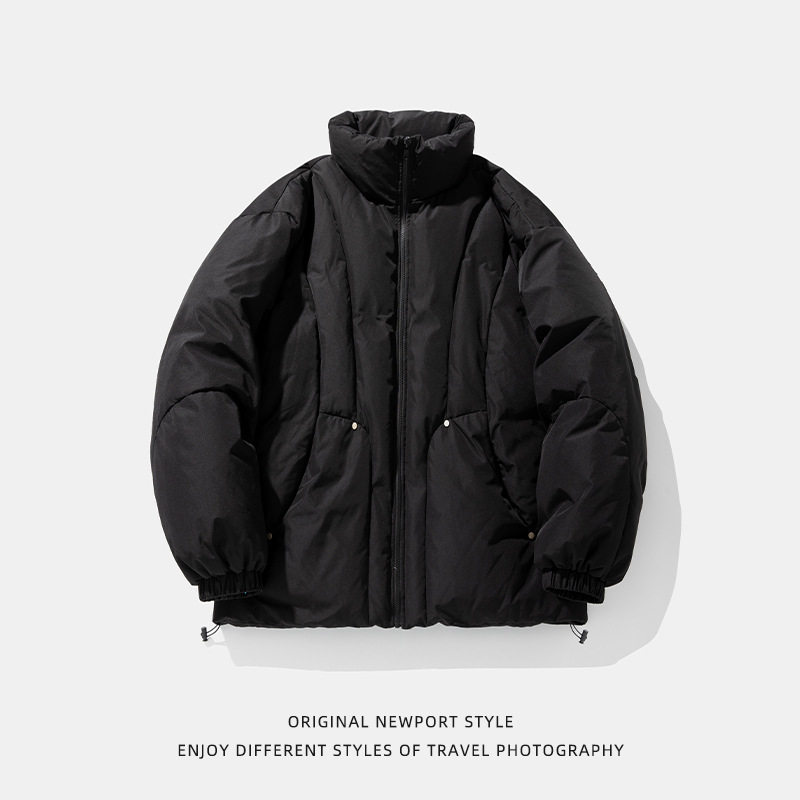 分割立领棉服冬季款防泼水潮牌加厚保暖面包服L5131-P100控168,男装棉衣,电商A362