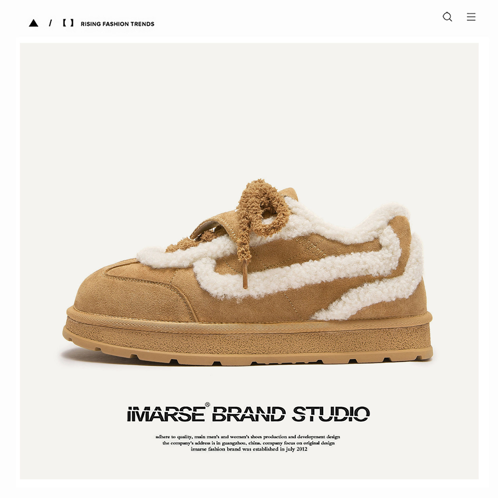 MQMS冬季2025设计时尚休闲棉鞋保暖加绒舒适厚底增高鞋男女雪地靴