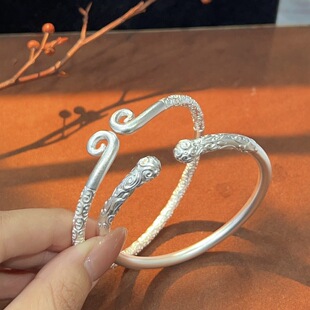 黑神话足银9999纯银紧箍咒手镯悟空金箍棒镯子手环女款情侣礼物